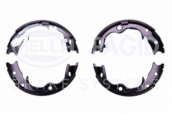 Stabdžių trinkelių komplektas, stovėjimo stabdis HELLA 8DA 355 051-091