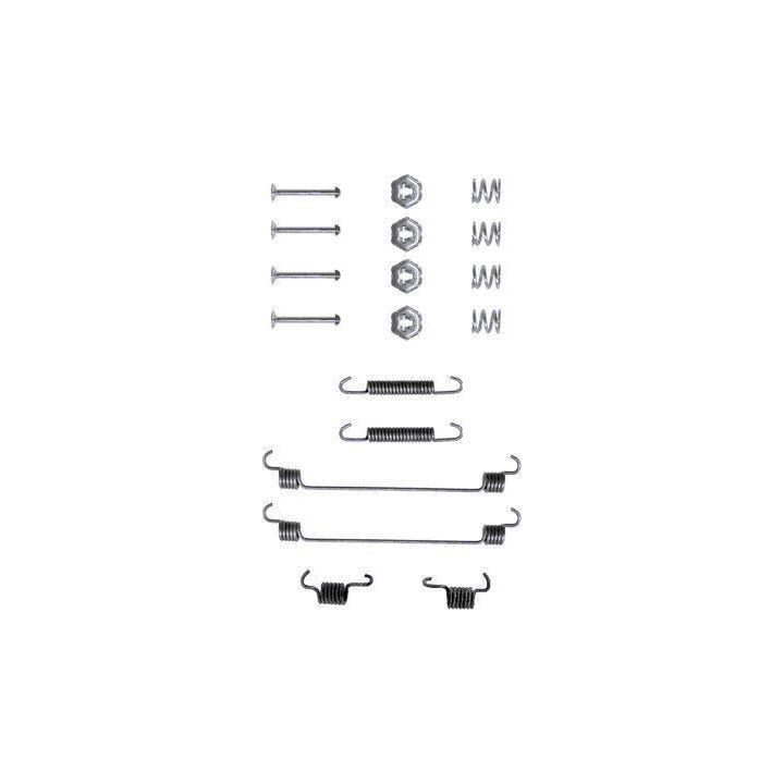 Priedų komplektas, stabdžių trinkelės HELLA 8DZ 355 200-091