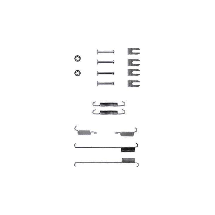 Priedų komplektas, stabdžių trinkelės HELLA 8DZ 355 200-331