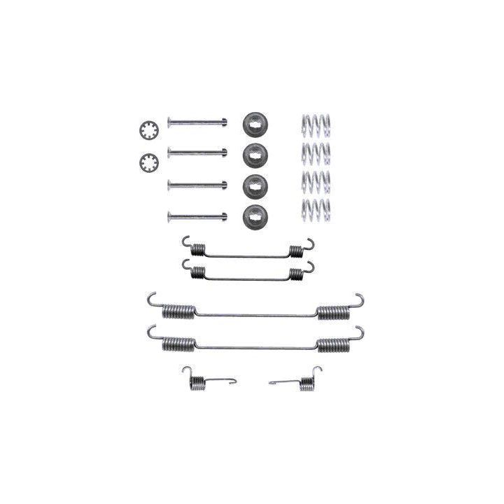 Priedų komplektas, stabdžių trinkelės HELLA 8DZ 355 200-341