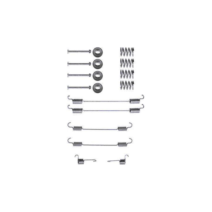 Priedų komplektas, stabdžių trinkelės HELLA 8DZ 355 200-381