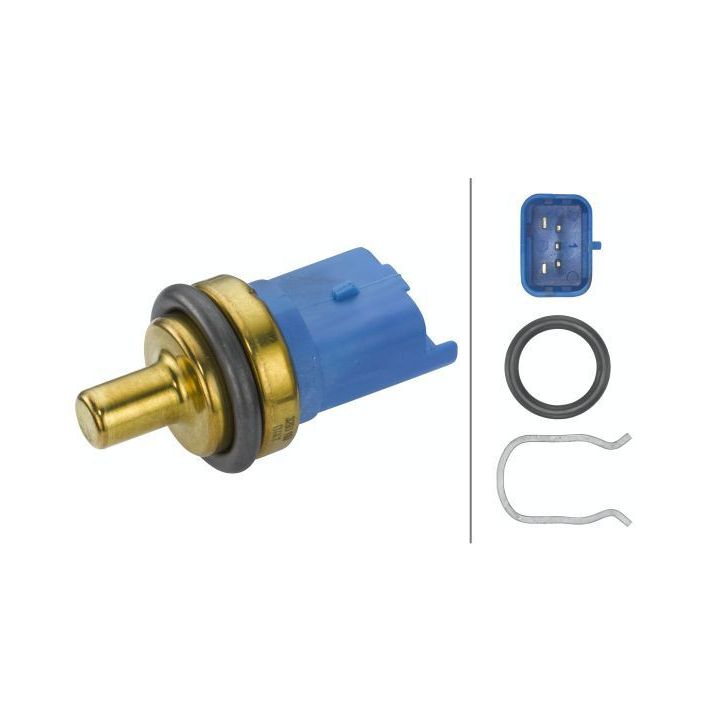 Siuntimo blokas, aušinimo skysčio temperatūra HELLA 6PT 013 113-151