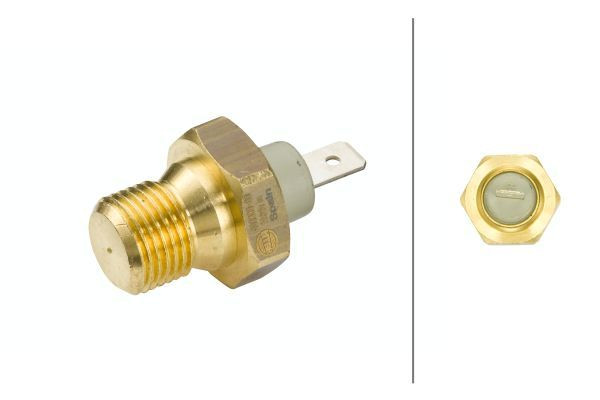 Temperatūros jungiklis, aušinimo skysčio įspėjimo lemputė HELLA 6PT 009 309-691