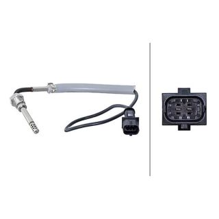 Jutiklis, išmetamųjų dujų temperatūra HELLA 6PT 010 376-371