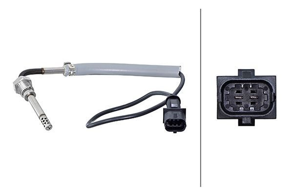 Jutiklis, išmetamųjų dujų temperatūra HELLA 6PT 010 376-371