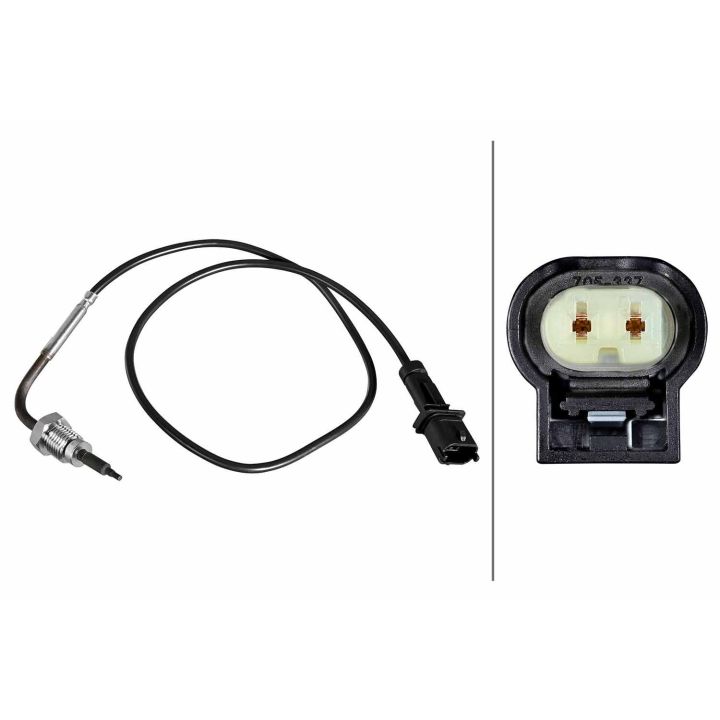 Jutiklis, išmetamųjų dujų temperatūra HELLA 6PT 010 376-661