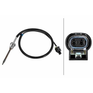 Jutiklis, išmetamųjų dujų temperatūra HELLA 6PT 010 376-781