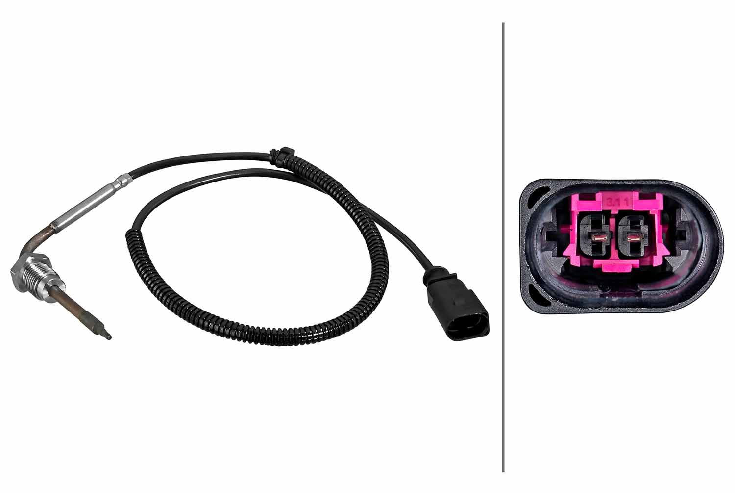 Jutiklis, išmetamųjų dujų temperatūra HELLA 6PT 010 376-801