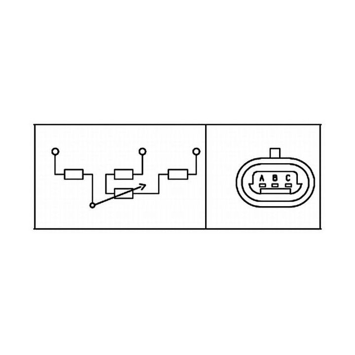 Jutiklis, droselio stūmoklis HELLA 6PX 008 476-461