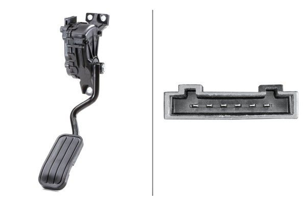 Jutiklis, akceleratoriaus pedalo padėtis HELLA 6PV 007 770-711