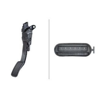 Jutiklis, akceleratoriaus pedalo padėtis HELLA 6PV 009 517-701