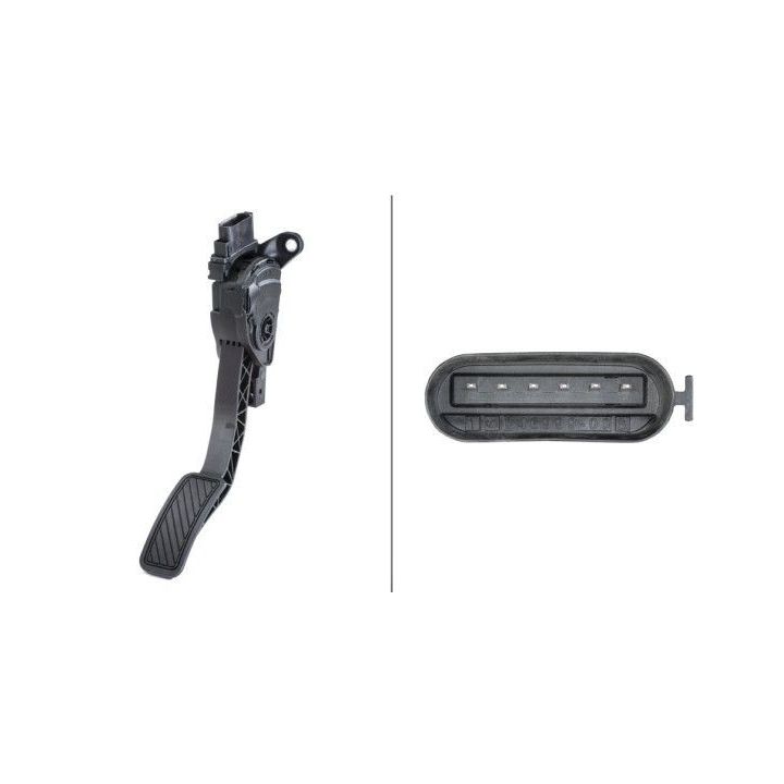 Jutiklis, akceleratoriaus pedalo padėtis HELLA 6PV 009 517-701