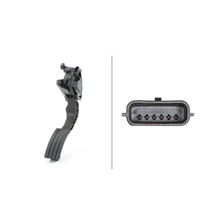 Jutiklis, akceleratoriaus pedalo padėtis HELLA 6PV 009 978-721