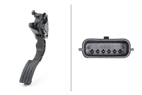 Jutiklis, akceleratoriaus pedalo padėtis HELLA 6PV 009 978-721