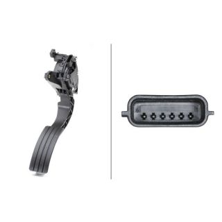 Jutiklis, akceleratoriaus pedalo padėtis HELLA 6PV 009 978-731