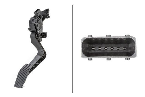 Jutiklis, akceleratoriaus pedalo padėtis HELLA 6PV 010 175-701