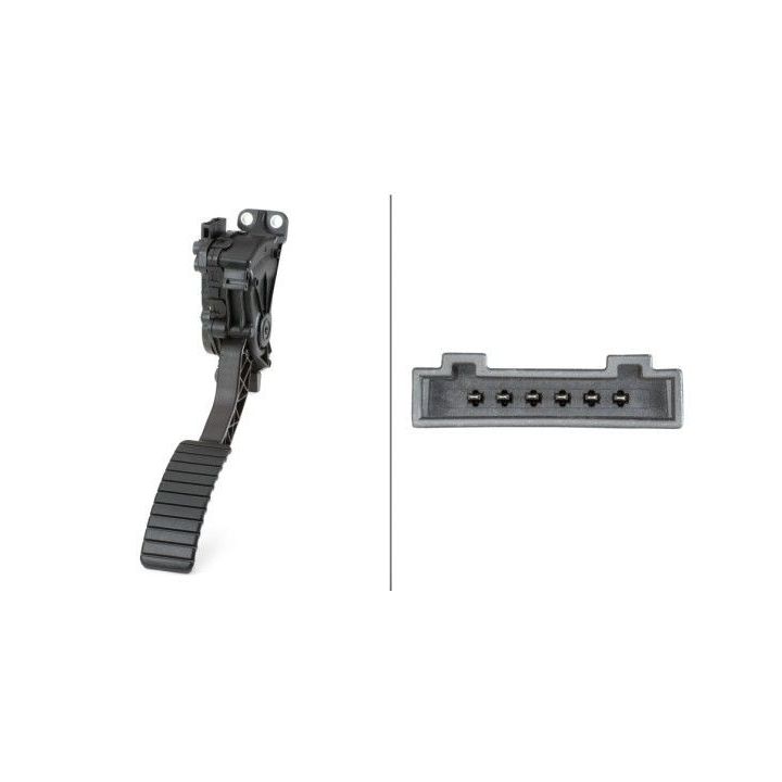 Jutiklis, akceleratoriaus pedalo padėtis HELLA 6PV 010 946-181