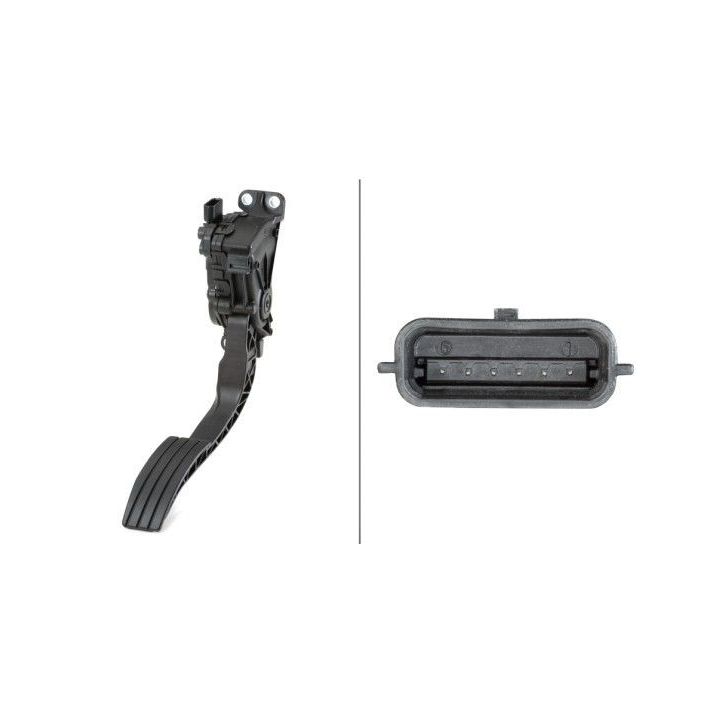 Jutiklis, akceleratoriaus pedalo padėtis HELLA 6PV 010 946-201