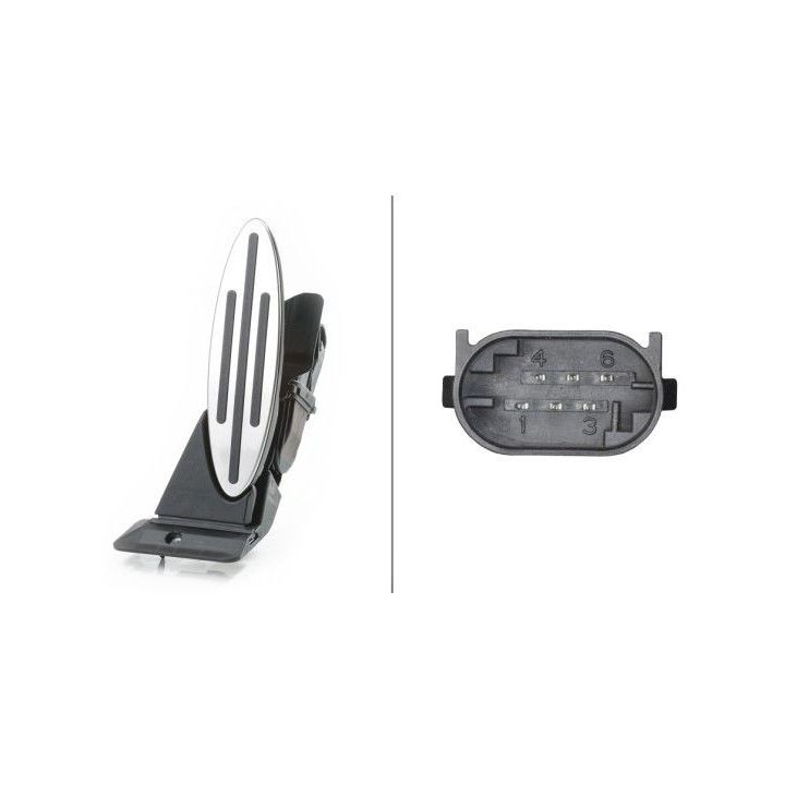 Jutiklis, akceleratoriaus pedalo padėtis HELLA 6PV 010 946-261