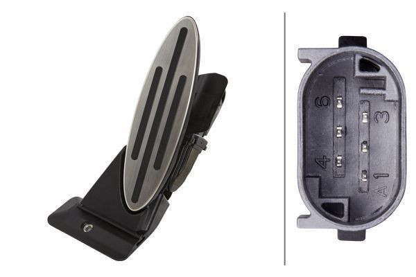 Jutiklis, akceleratoriaus pedalo padėtis HELLA 6PV 010 946-271