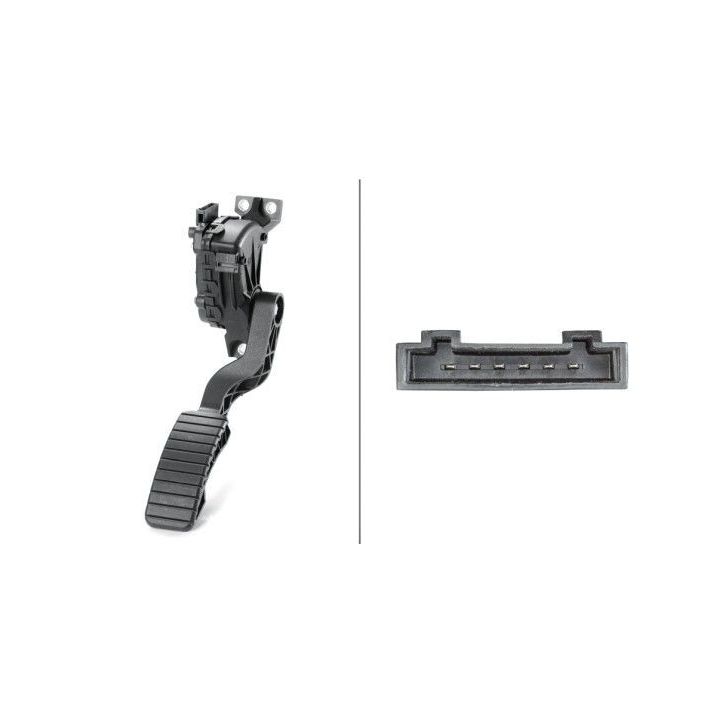 Jutiklis, akceleratoriaus pedalo padėtis HELLA 6PV 010 946-311