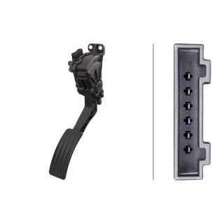 Jutiklis, akceleratoriaus pedalo padėtis HELLA 6PV 010 946-351