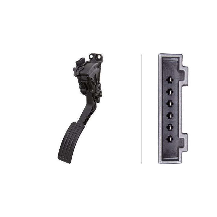 Jutiklis, akceleratoriaus pedalo padėtis HELLA 6PV 010 946-351