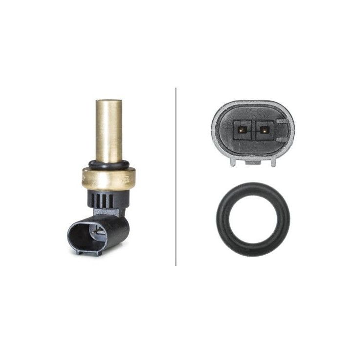 Siuntimo blokas, aušinimo skysčio temperatūra HELLA 6PT 358 058-181