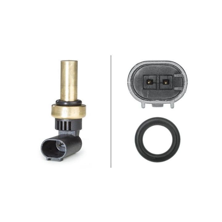 Siuntimo blokas, aušinimo skysčio temperatūra HELLA 6PT 358 058-221