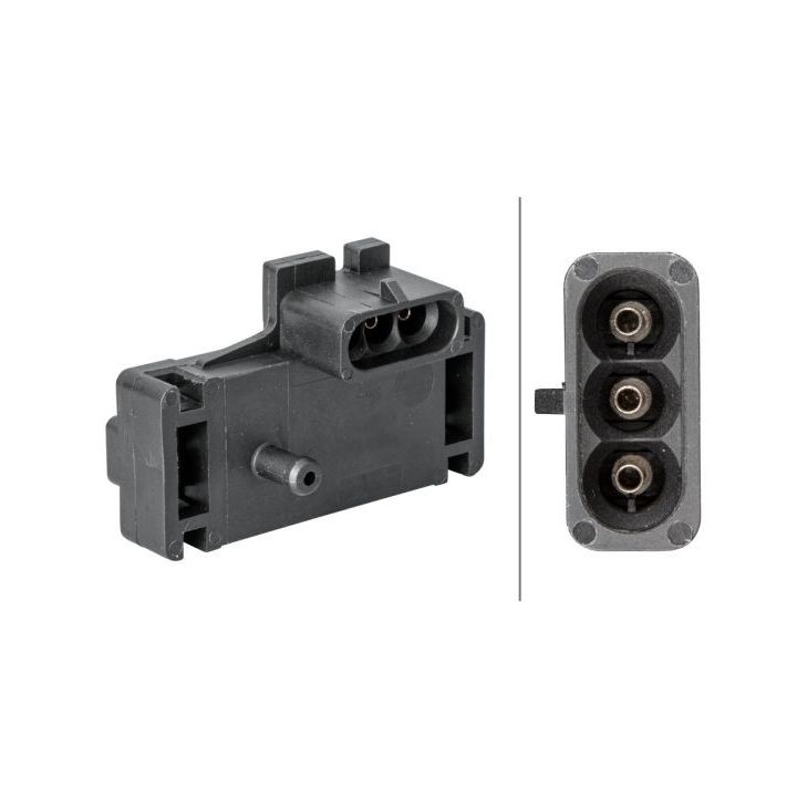 Jutiklis, įsiurbimo kolektoriaus slėgis HELLA 6PP 009 400-221