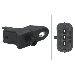 Jutiklis, kompresoriaus slėgis HELLA 6PP 009 400-451