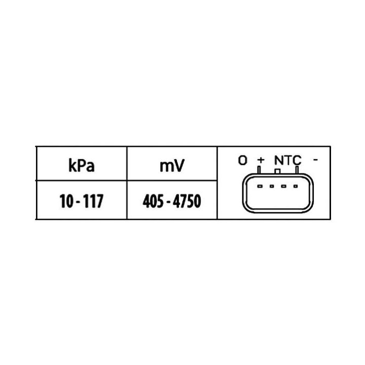 Jutiklis, įsiurbimo kolektoriaus slėgis HELLA 6PP 009 400-491