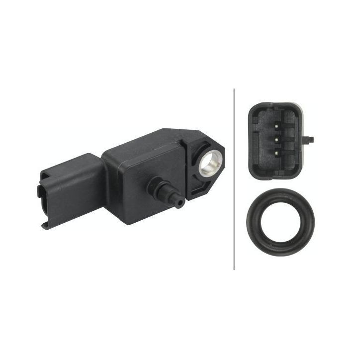 Jutiklis, įsiurbimo kolektoriaus slėgis HELLA 6PP 009 400-721