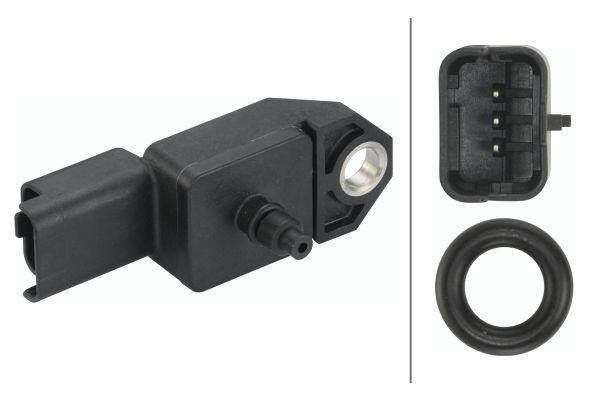 Jutiklis, įsiurbimo kolektoriaus slėgis HELLA 6PP 009 400-721