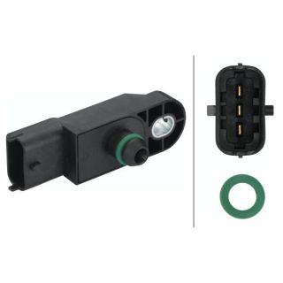 Jutiklis, įsiurbimo kolektoriaus slėgis HELLA 6PP 009 400-741