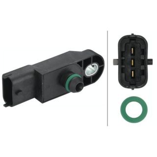 Jutiklis, įsiurbimo kolektoriaus slėgis HELLA 6PP 009 400-751