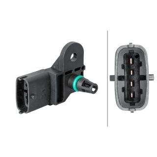 Jutiklis, įsiurbimo kolektoriaus slėgis HELLA 6PP 009 400-951