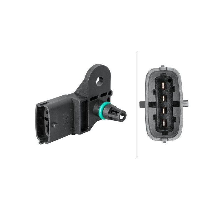 Jutiklis, įsiurbimo kolektoriaus slėgis HELLA 6PP 009 400-951