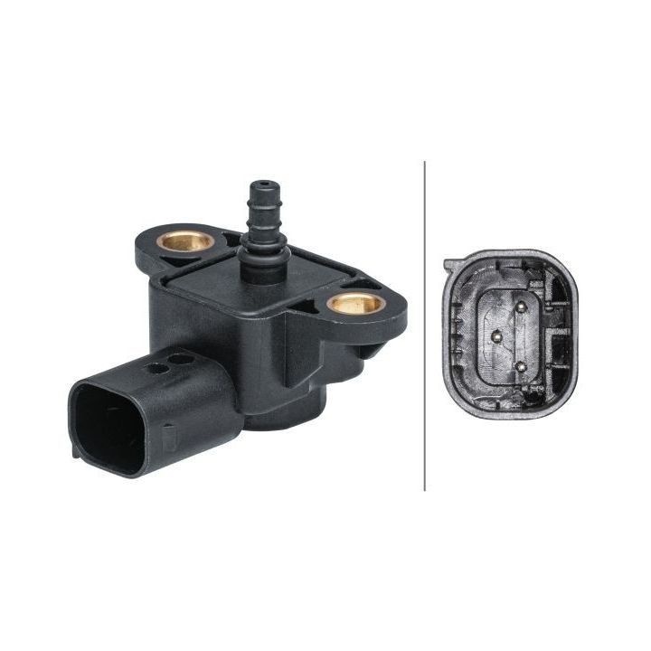 Jutiklis, įsiurbimo kolektoriaus slėgis HELLA 6PP 009 403-101