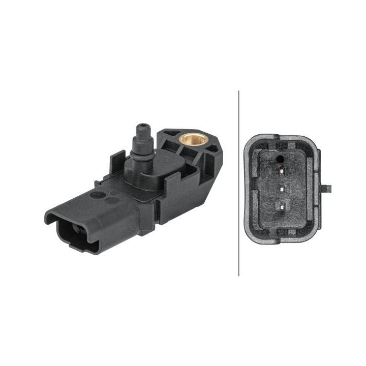 Jutiklis, įsiurbimo kolektoriaus slėgis HELLA 6PP 009 403-461