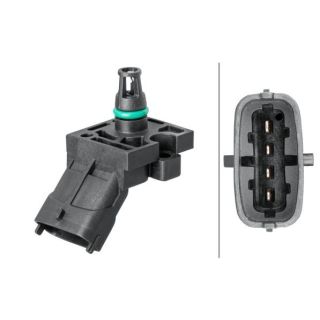 Jutiklis, įsiurbimo kolektoriaus slėgis HELLA 6PP 013 112-041