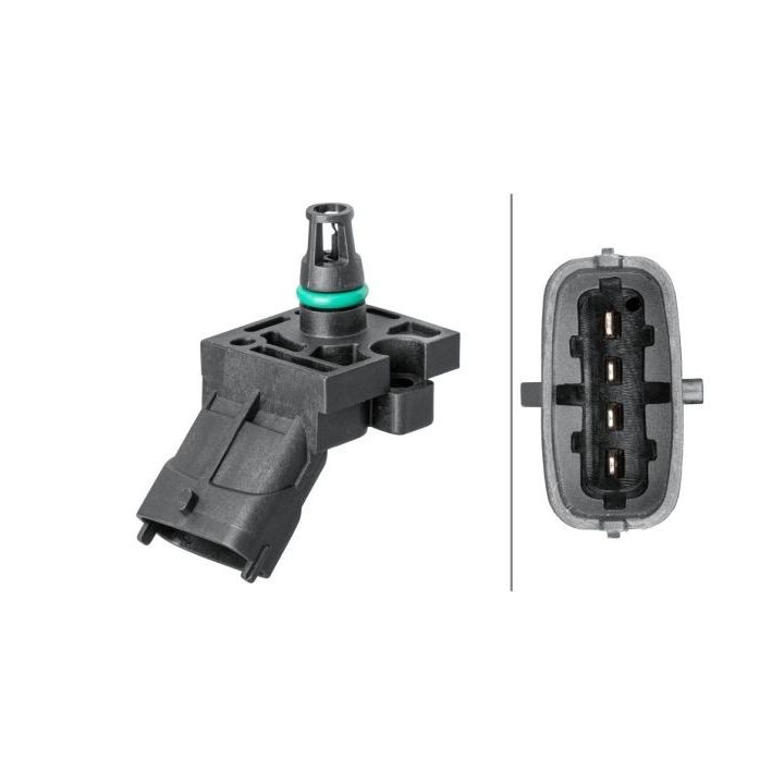 Jutiklis, įsiurbimo kolektoriaus slėgis HELLA 6PP 013 112-041