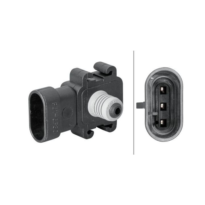 Jutiklis, kompresoriaus slėgis HELLA 6PP 358 152-001