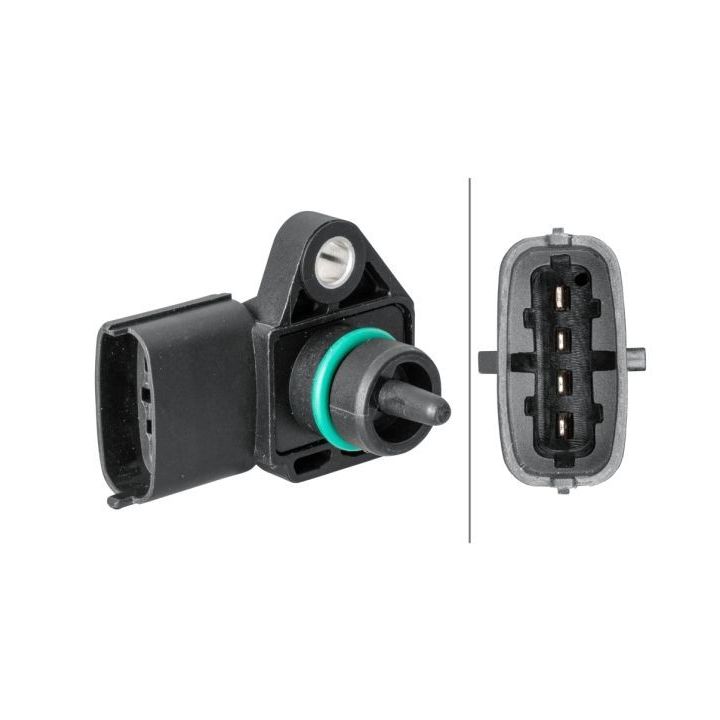 Jutiklis, kompresoriaus slėgis HELLA 6PP 358 152-031