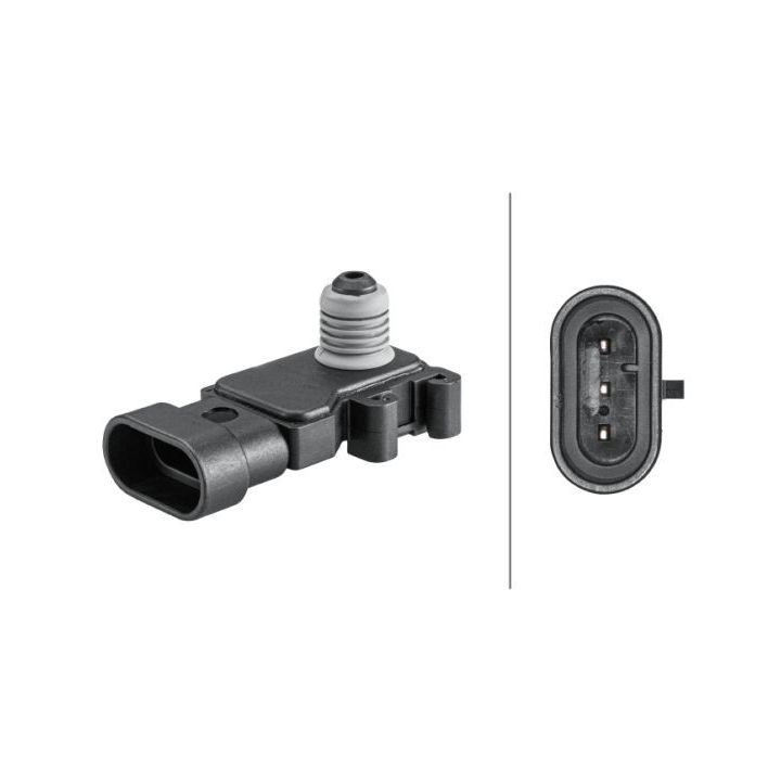 Jutiklis, įsiurbimo kolektoriaus slėgis HELLA 6PP 358 152-141