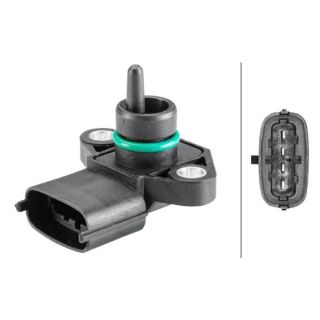 Jutiklis, įsiurbimo kolektoriaus slėgis HELLA 6PP 358 152-211