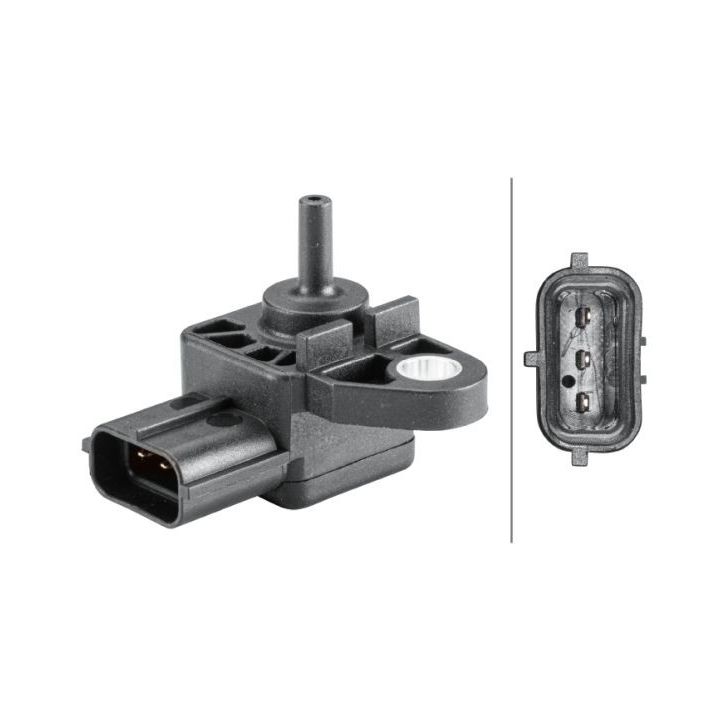 Jutiklis, įsiurbimo kolektoriaus slėgis HELLA 6PP 358 152-291