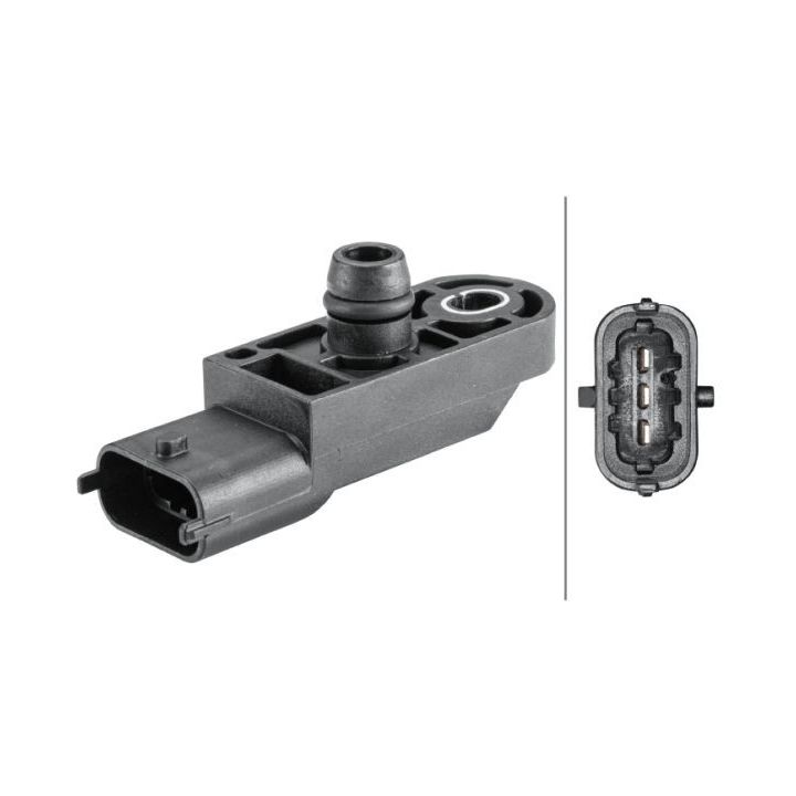 Jutiklis, įsiurbimo kolektoriaus slėgis HELLA 6PP 358 152-301