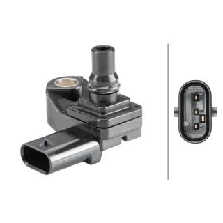 Jutiklis, įsiurbimo kolektoriaus slėgis HELLA 6PP 358 152-391