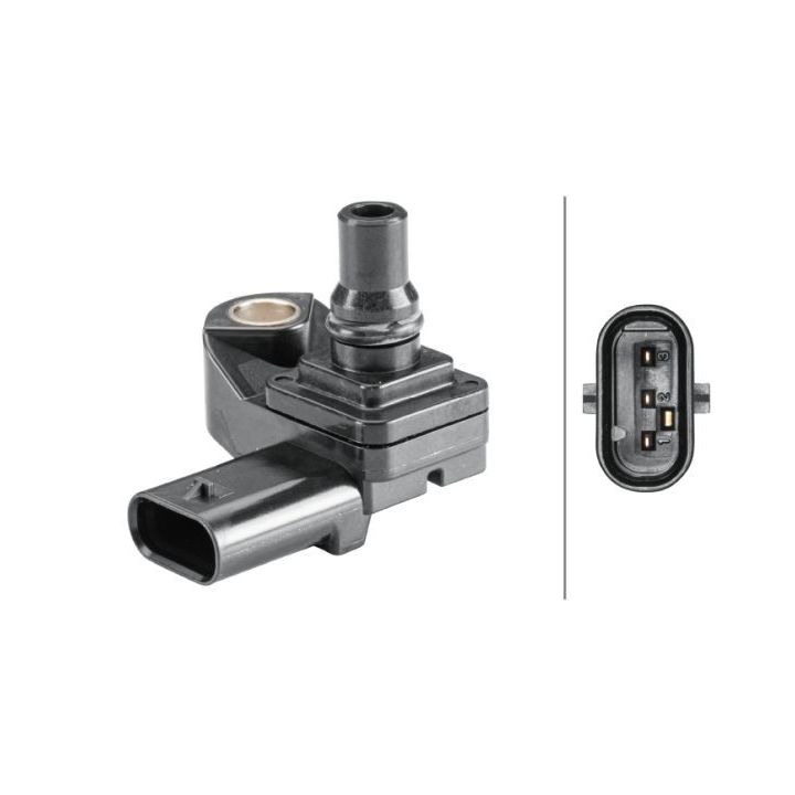 Jutiklis, įsiurbimo kolektoriaus slėgis HELLA 6PP 358 152-391